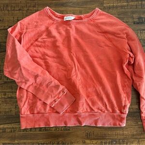 Universal Thread Orange Crew Neck Sweatshirt